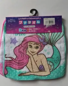 ディズニープリンセス　アリエル　ラプンツェル　しらゆきひめ　ハンカチ　プチタオル