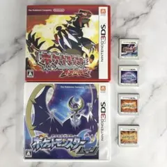 Nintendo 3DS ポケットモンスターソフト まとめ6点のサムネイル