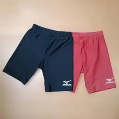 ミズノインナースパッツ Lサイズ 赤黒