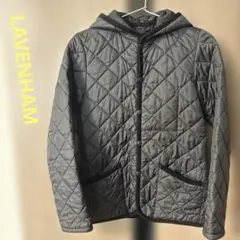 LAVENHAM ラベンハム　ブラック　キルティング　ジャケット　36