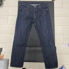 BEAMS ダークインディゴ ストレートデニム