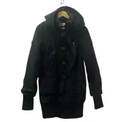 y2k 平成　中綿コート　モッズ　ジャケット 平成 ギャル　ミリタリー黒　古着