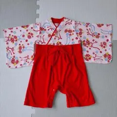 70cm 着物 袴ロンパース