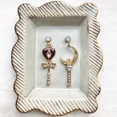 ⚠️先にコメントお願いします⚠️魔法のステッキピアス　イヤリング　レトロポップ