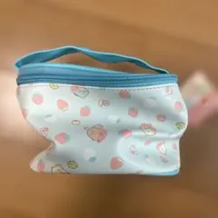 すみっコぐらし いちご柄バニティポーチ