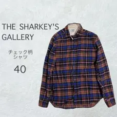 THE SHARKEY'S GALLERY チェック柄 長袖 マルチカラー40