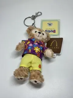 【未使用】ハワイアウラニ限定　ディズニー ダッフィー ぬいぐるみ キーチェーンのサムネイル