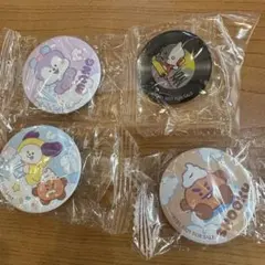 くら寿司 BT21 缶バッジ3個 シール1個