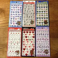 ボンボンドロップシール ディズニー　6枚セット