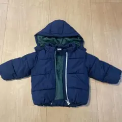 【最終値下げ】H&M エイチアンドエム ダウンアウター ネイビー 80-90cm