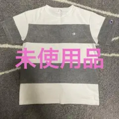 champion グレー×ホワイト　ボーダーTシャツ　Mサイズ　未使用品