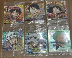 ワンピース ONEPIECE ウエハース ステッカー ロー ルフィ ゾロ