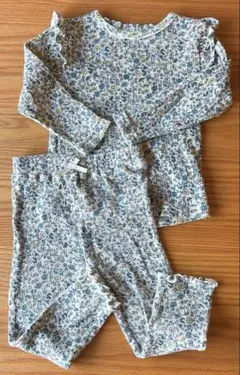 コットン100% 小花柄セットアップ 90㎝