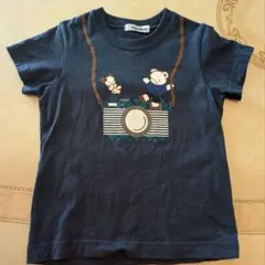 familiar カメラプリント Tシャツ 110