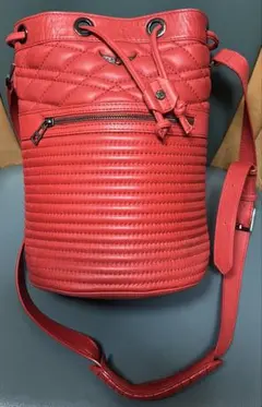ZADIG&VOLTAIRE レッド キルティング ショルダーバッグのサムネイル