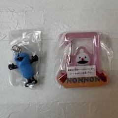 SUN SUNガチャめじるしアクセサリースンスン、アクリルカラビナノンノン