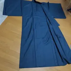 ku様専用　ダークブルー 着物セット フリーサイズ