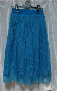 新品●n'Or LABEL ●ノアール ●レーススカート●ブルーのサムネイル