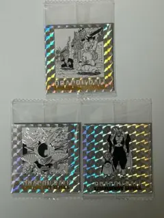 ドラゴンボール　40周年記念　ウエハースシール３枚セット