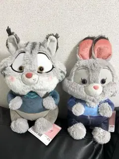 【セット価格】ズートピア2　Aimery　BIGぬいぐるみ　パウバート ジュディ