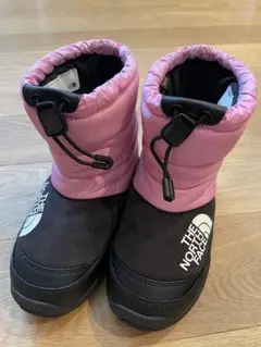 THE NORTH FACE キッズ ヌプシブーティー ピンク 20cm