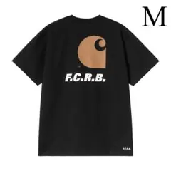 M黒　CARHARTT WIP x FCRB S/S POCKET TEE
