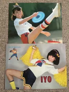 松本伊代　カレンダーポスター　　　　2枚セット　他
