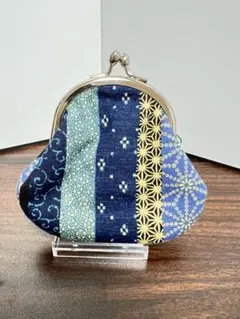 和風がま口小物入れ