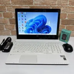 美品　NEC ノートPC 高速起動SSD メモリ8GB オフィス2024年入り