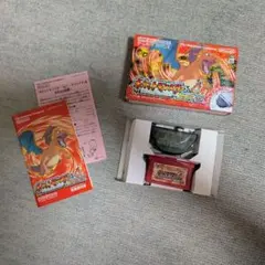 ポケットモンスター ファイアレッド GBA ワイヤレスアダプタ付 一部動作確認済