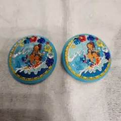 【新品未使用】Disney 刺繍缶バッジ セット(スティッチ)