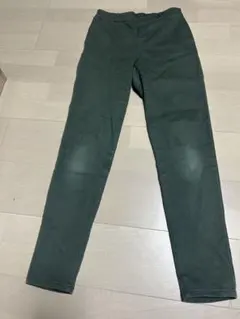 GU ダークグリーン カジュアルパンツ S
