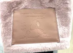 スヌーピー ファーバッグ　ピンク　新品未使用