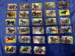 サラブレッドホースコレクション ツインウエハース 金箔サイン　28枚セット