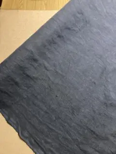 麻☆リネン100%☆濃紺色☆ハンドメイド 幅120→2m