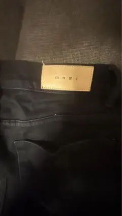 mnml スキニーデニム ブラック ダメージ加工 30インチ