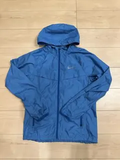 Nike 青 ナイロンジャケット フード付き ランニング
