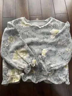 裏起毛　花柄　トレーナー130