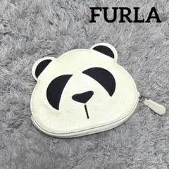 FURLA フルラ レザー パンダ コインケース 小銭入れ 小物入れ 型押しロゴ