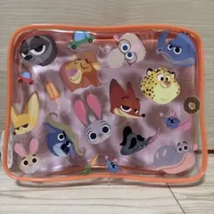 【新品未使用】ズートピア ダイソー ビニールポーチ ジュディ ニック