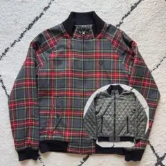 フレッドペリー　リバーシブル　ブルゾン　ジャケット　キルティング　Mサイズ