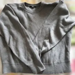 【大人気】UNIQLO C スムースコットンクルーネックセーター