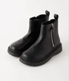 美品　UNITED ARROWS サイドジップゴアブーツ　黒　21cm