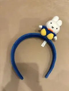 ミッフィー ぬいぐるみ付き カチューシャ ブルーのサムネイル