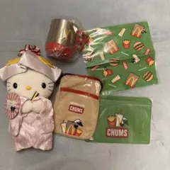 マクドナルド×CHUMSグッズ&マクドナルド限定キティーちゃん　5点セット⭐️新品