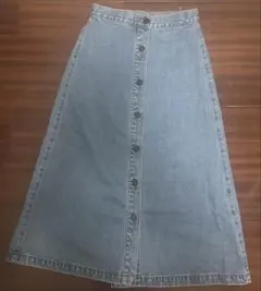 GU デニムロングスカート Sサイズ