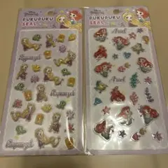 ディズニープリンセス シールセット アリエル ラプンツェル