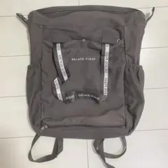 【GELATO PIQUE】 ダークグレー マザーズバッグ