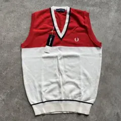 タグ付き未使用 90s FRED PERRY フレッドペリー ニットベストのサムネイル
