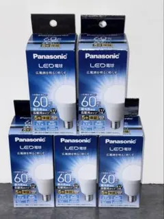 【新品・未使用】　パナソニックLED電球　50形E17口金　8個セット 新品・未使用】 パナソニックLED電球 50形E17口金 8個セット - メルカリ